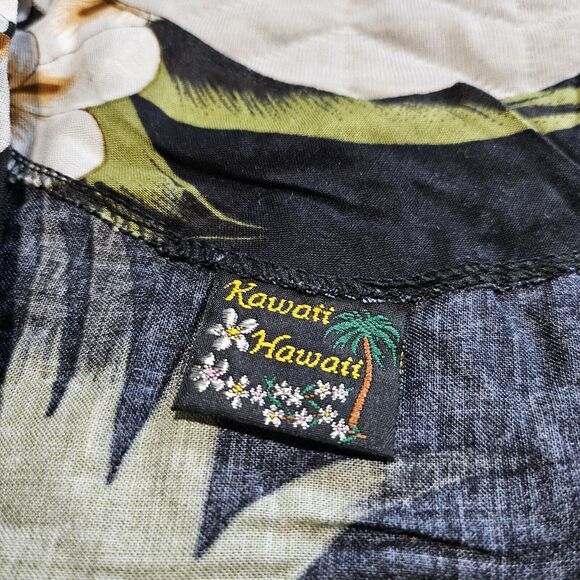 Kawaii Hawaii Muumuu Floral Hawaiian Summer Sleeveless Light weight Dress - Picture 9 of 9